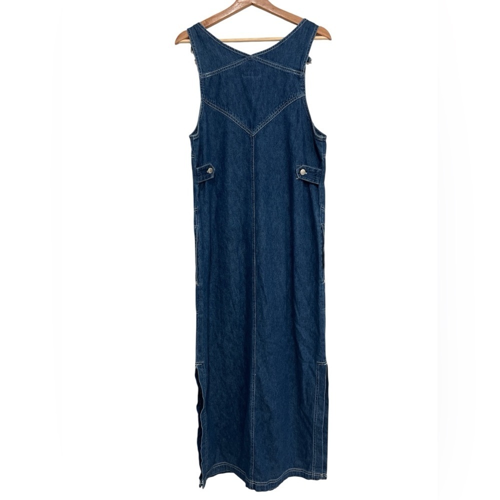 St. John's Bay Vintage 90's Long Denim Button Down Maxi Dress Size Small - Picture 2 of 8